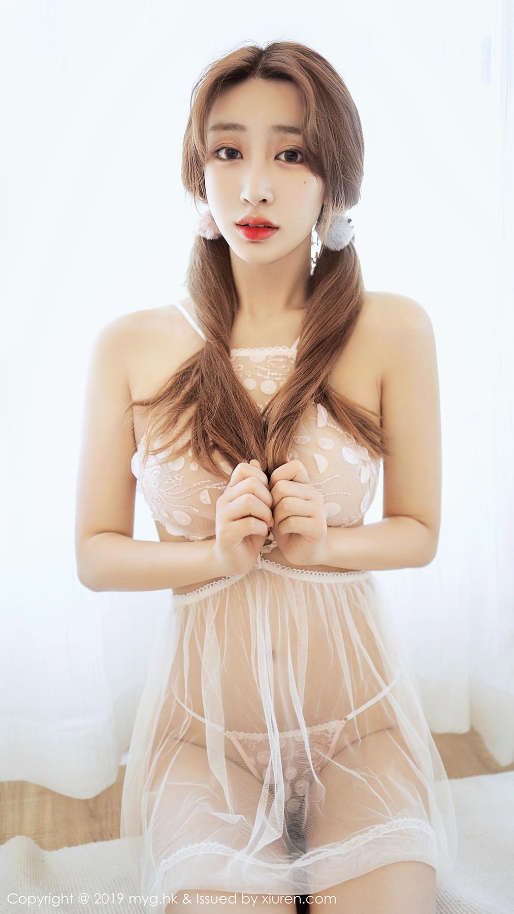 [MyGirl美媛馆]MYG20190820VOL0382 2019.08.20 VOL.382 若有若无的半透内衣极致诱惑 Betty林子欣 MyGirl美媛馆-第1张