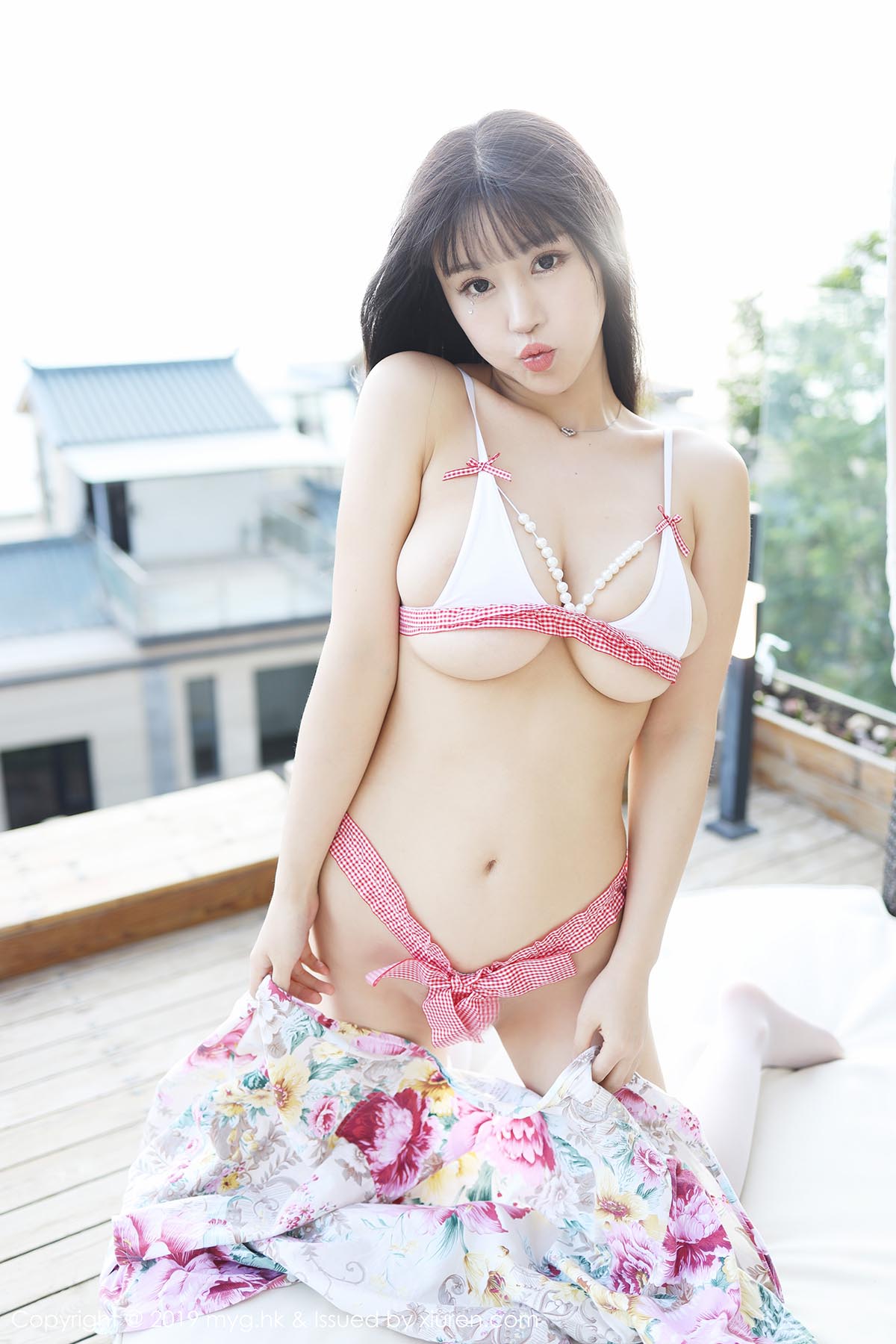 [MyGirl美媛馆]MYG20190723VOL0373 2019.07.23 VOL.373 凹凸别致的身材显得更为性感诱人 Flower朱可儿 MyGirl美媛馆-第2张