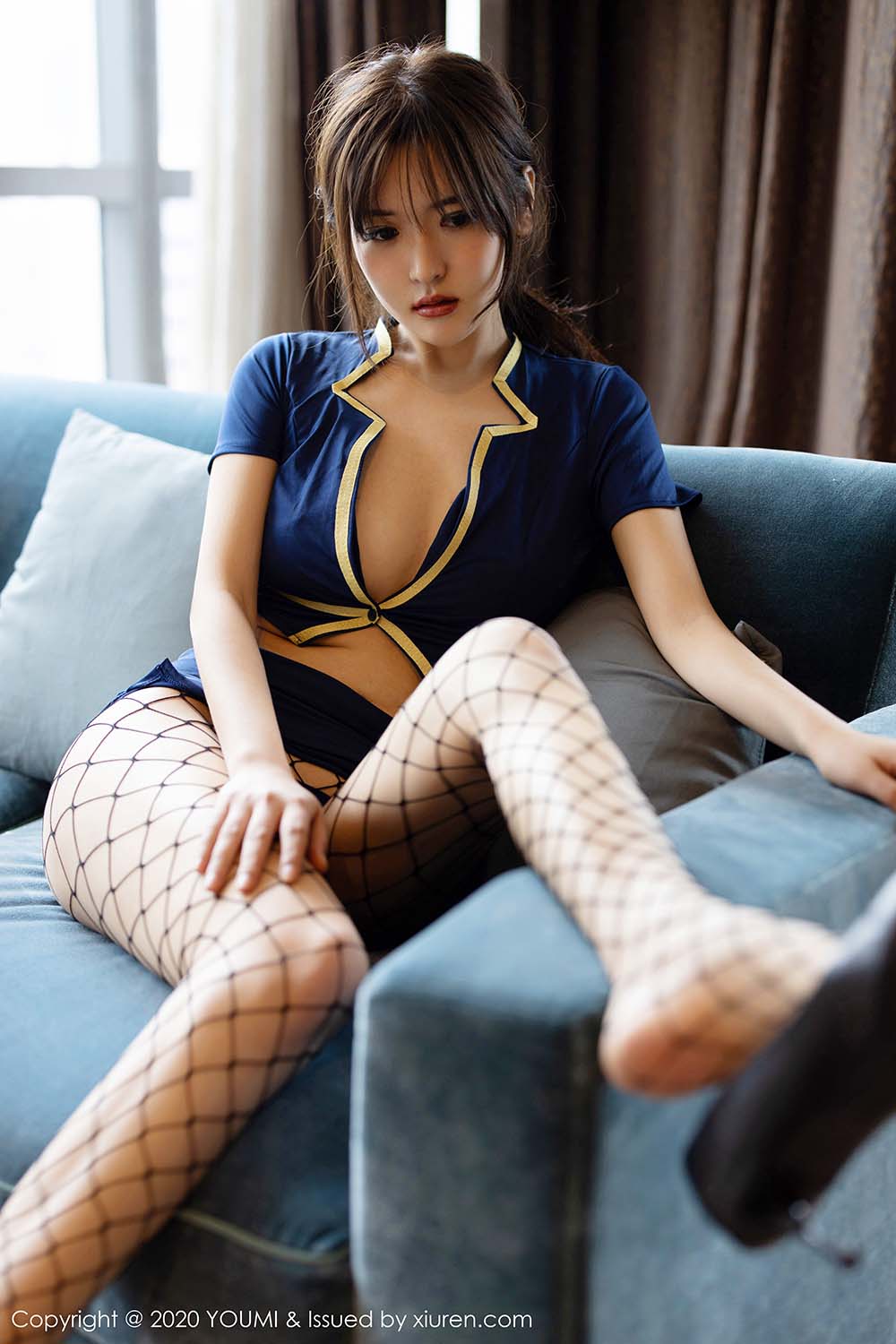 [YouMi尤蜜荟]YMH20200401VOL0445 2020.04.01 VOL.445 魅惑网袜 白露小猪 YouMi尤蜜荟-第1张