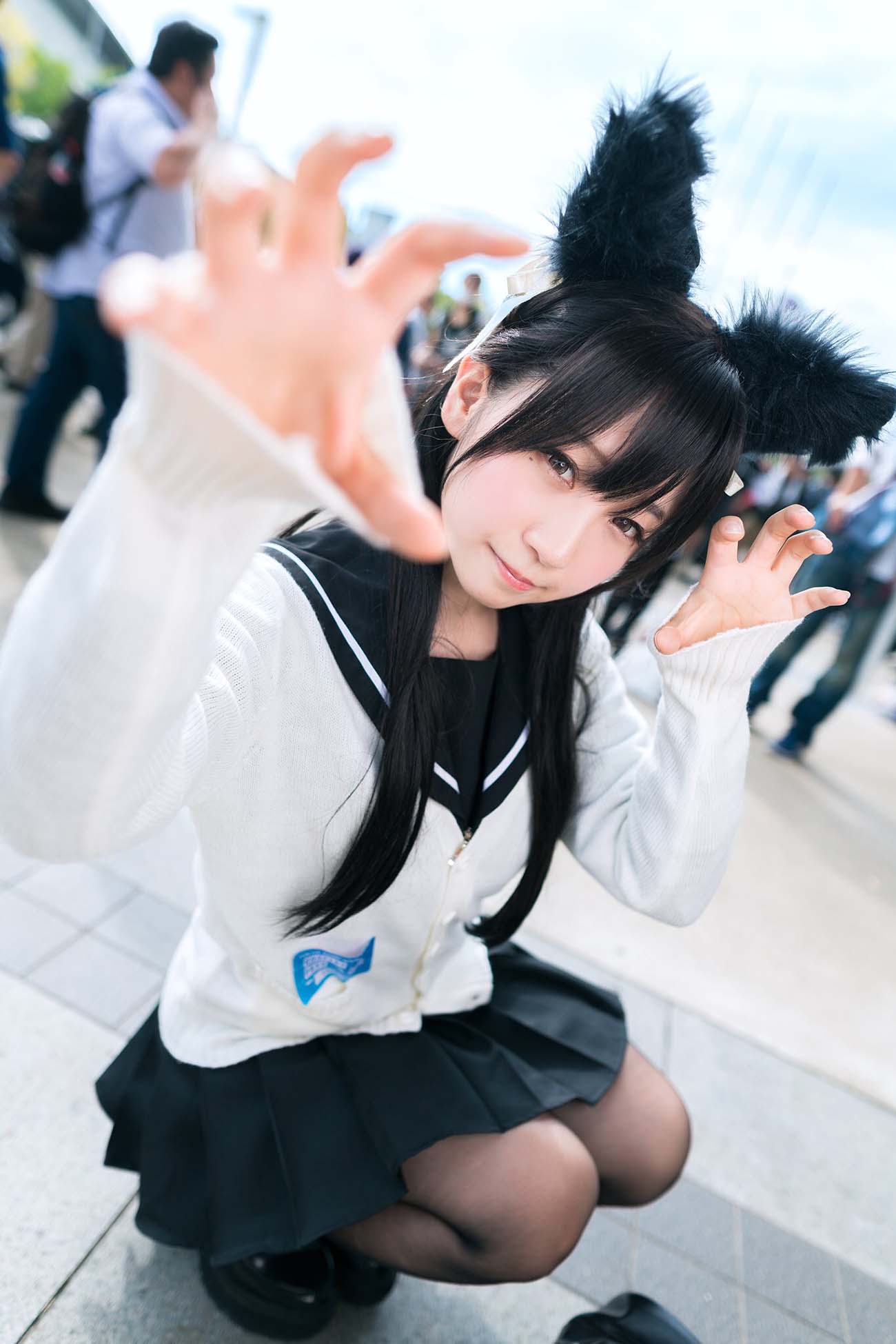 伊織もえ – 碧蓝航线爱宕cos(附赠万圣节)003 Cosplay-第2张