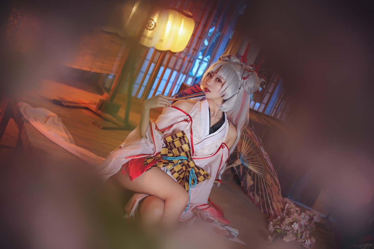 网红美女黑川-不知火舞 Cosplay-第2张