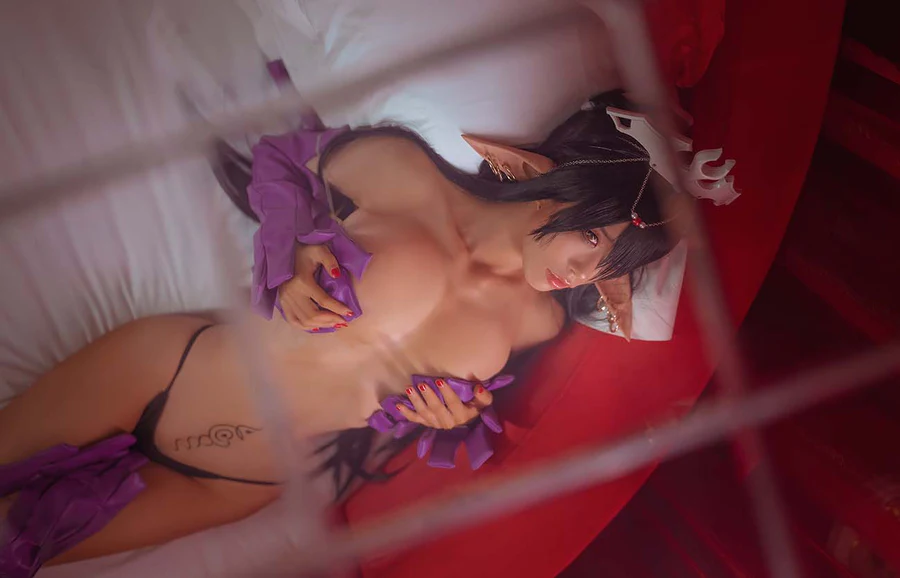 水淼-黑暗精灵女王 Cosplay-第2张