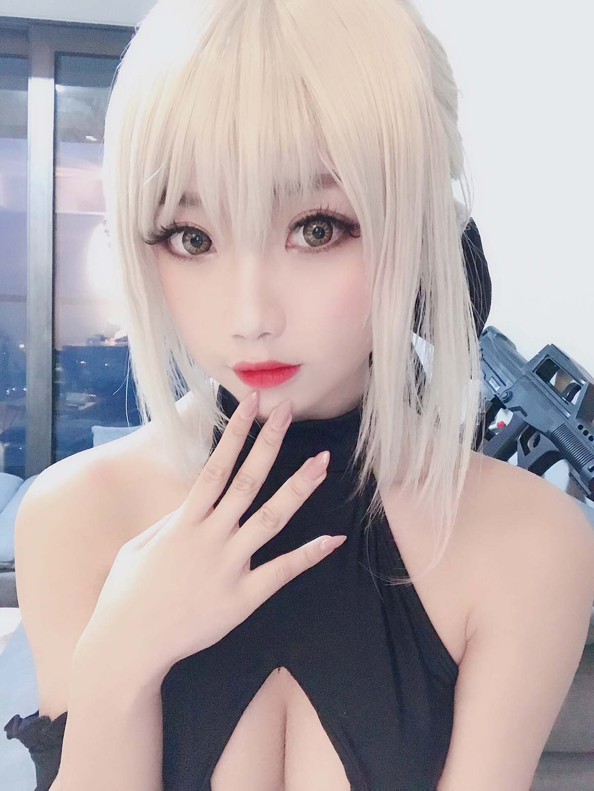 鬼畜瑶在不在 – 黑呆爱宕自拍 Cosplay-第1张