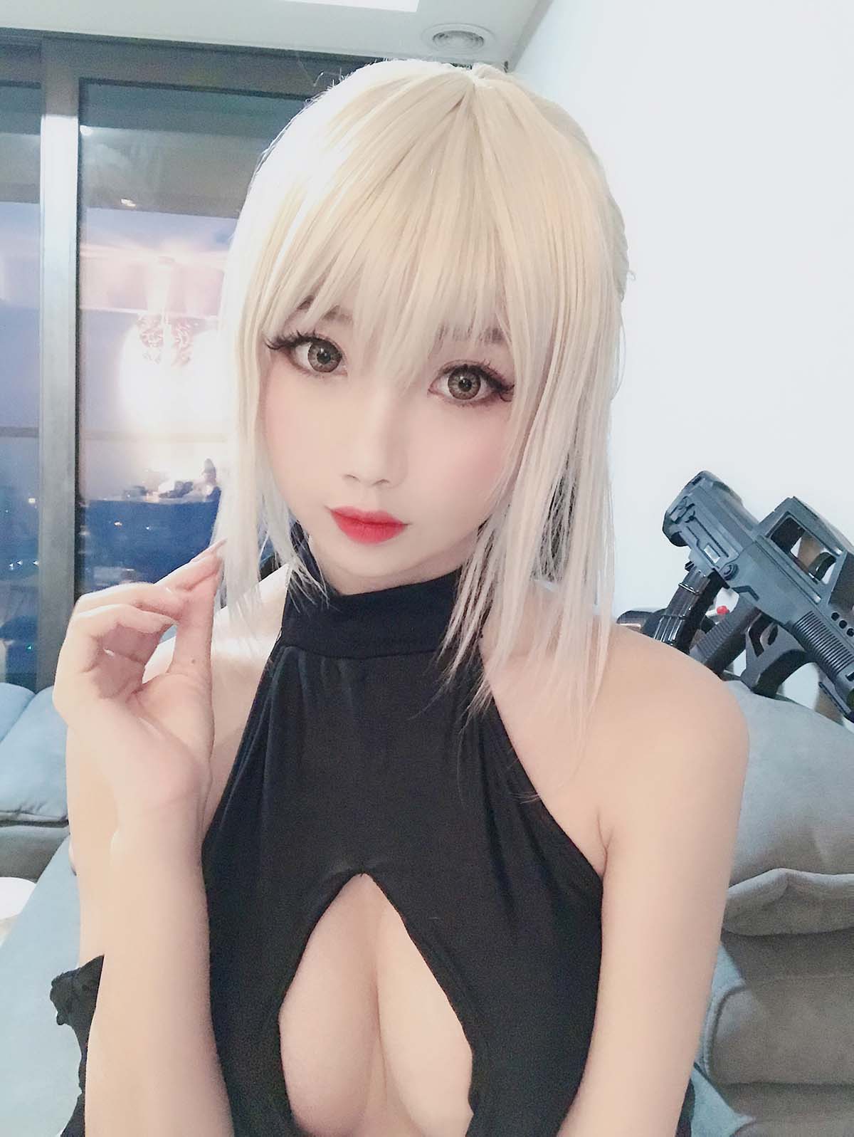鬼畜瑶在不在 – 黑呆爱宕自拍 Cosplay-第2张