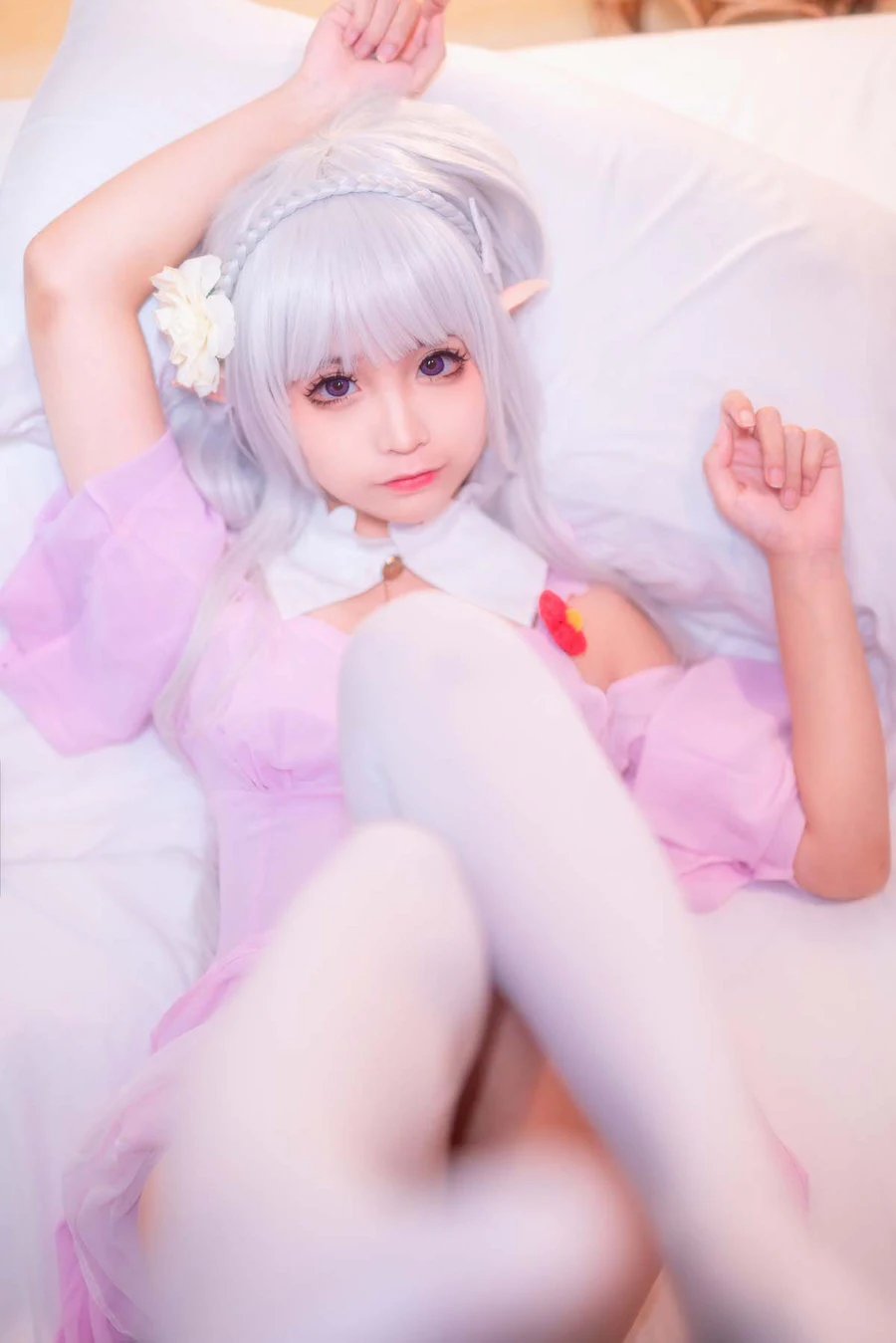 蠢沫沫-艾米莉亚的睡衣 Cosplay-第2张