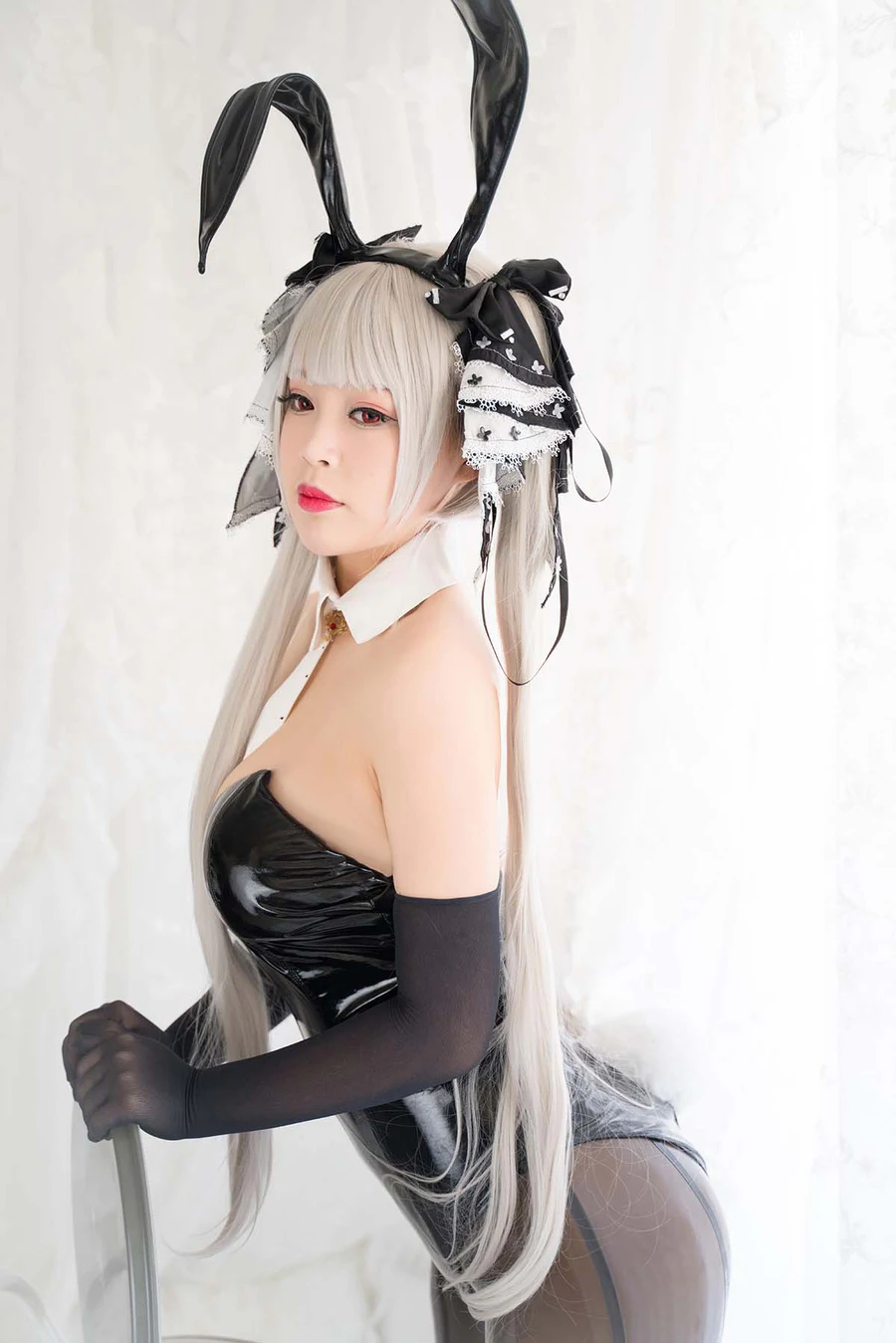 白烨-可畏兔女郎 Cosplay-第2张