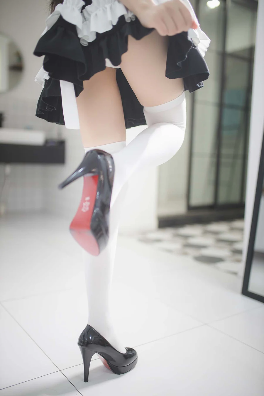 雪琪sama-女仆水下版 Cosplay-第1张
