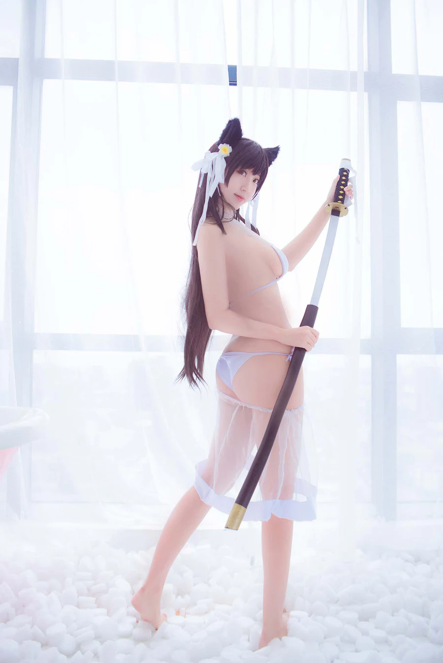 黑川-爱宕泳衣 Cosplay-第2张