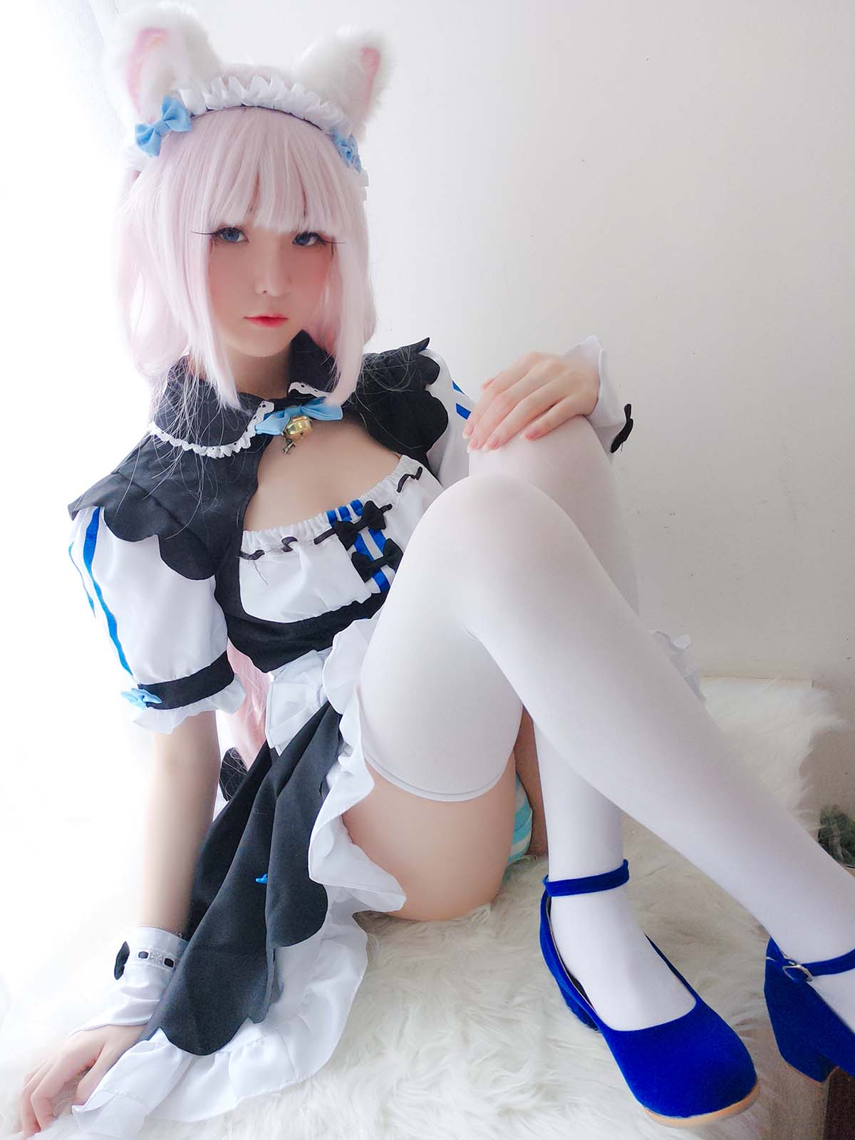 网红美女一小央泽-猫娘香子兰 Cosplay-第1张