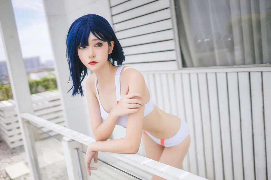 南桃Momoko-莓泳衣 Cosplay-第1张