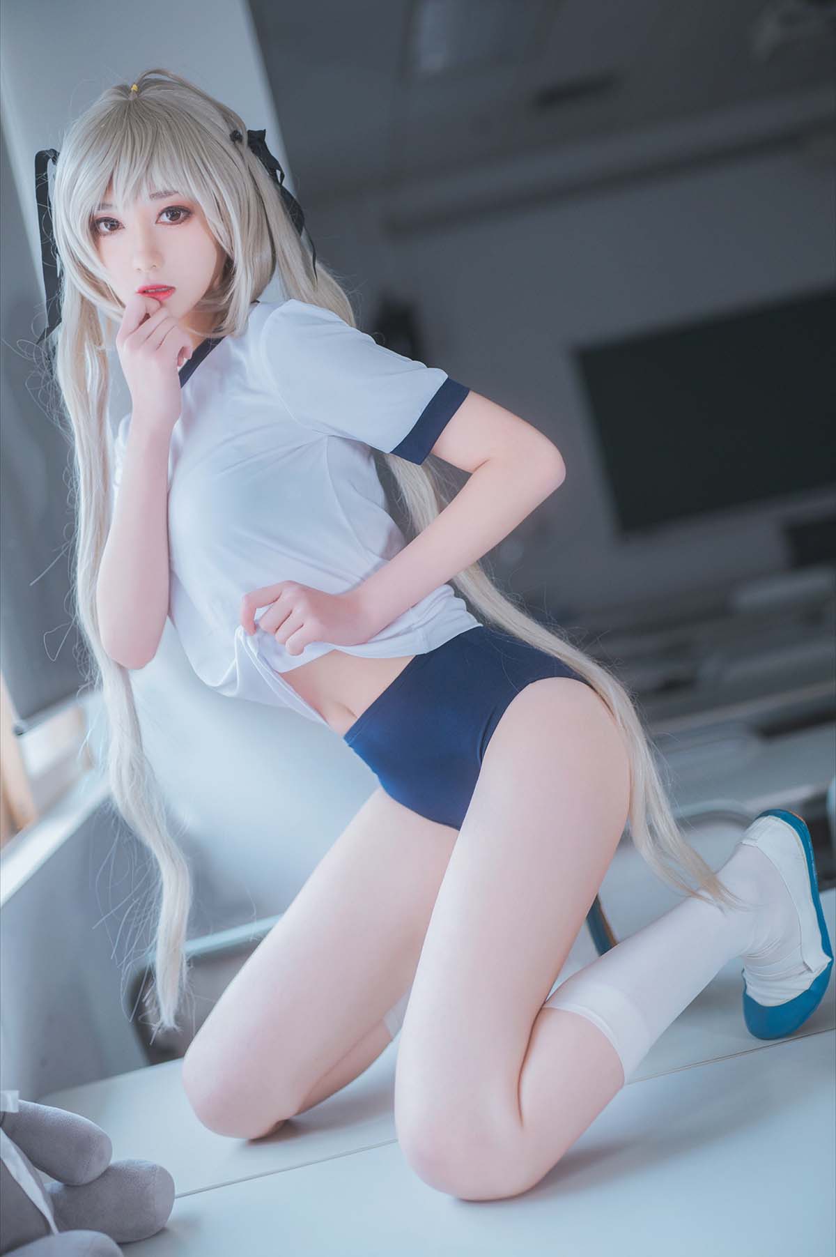 南桃Momoko-春日野穹体操服 Cosplay-第2张
