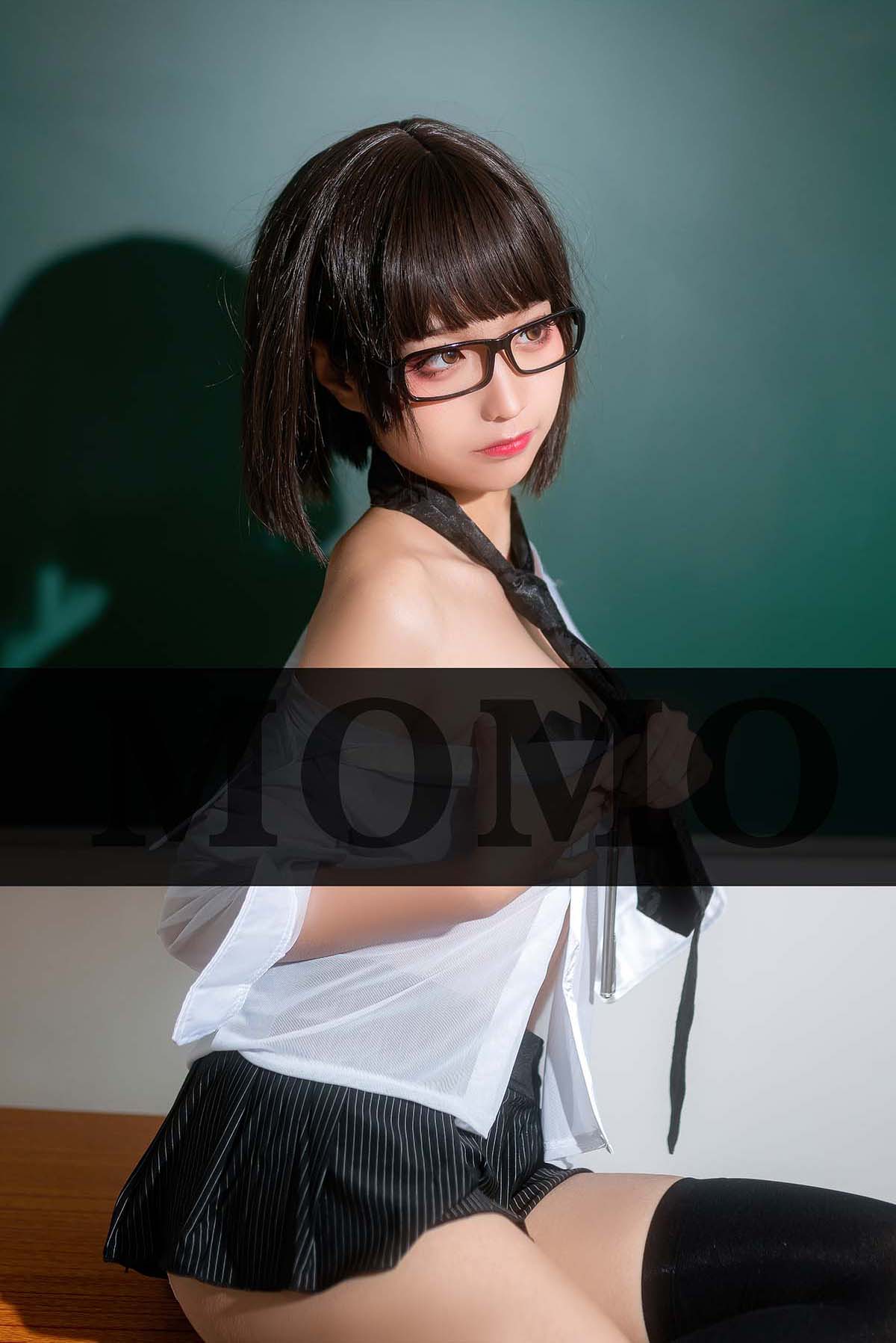 网红美女蠢沫沫 – 教师 Cosplay-第1张