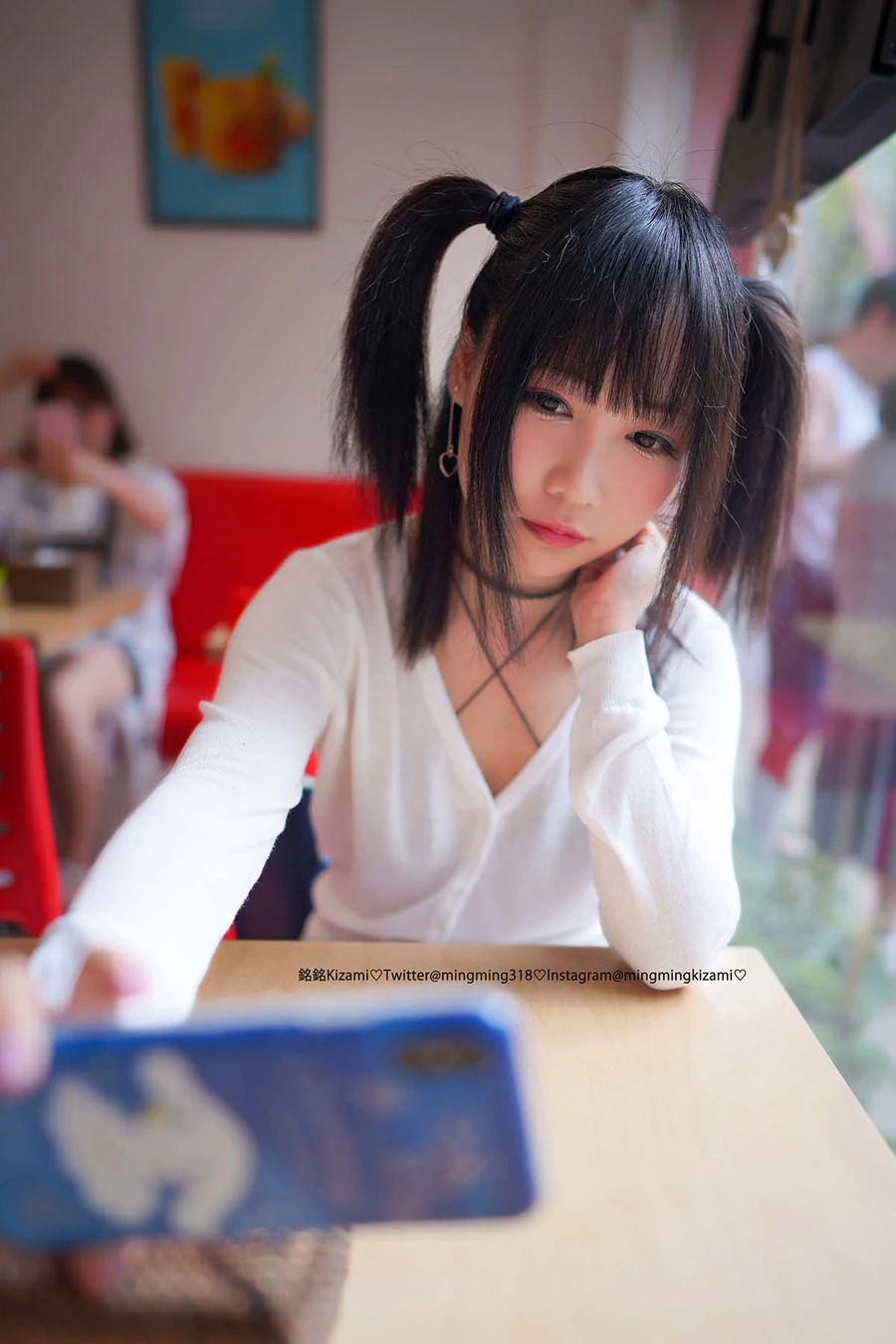 网红美女铭铭Kizami-君との夏 (動画入り) Cosplay-第1张