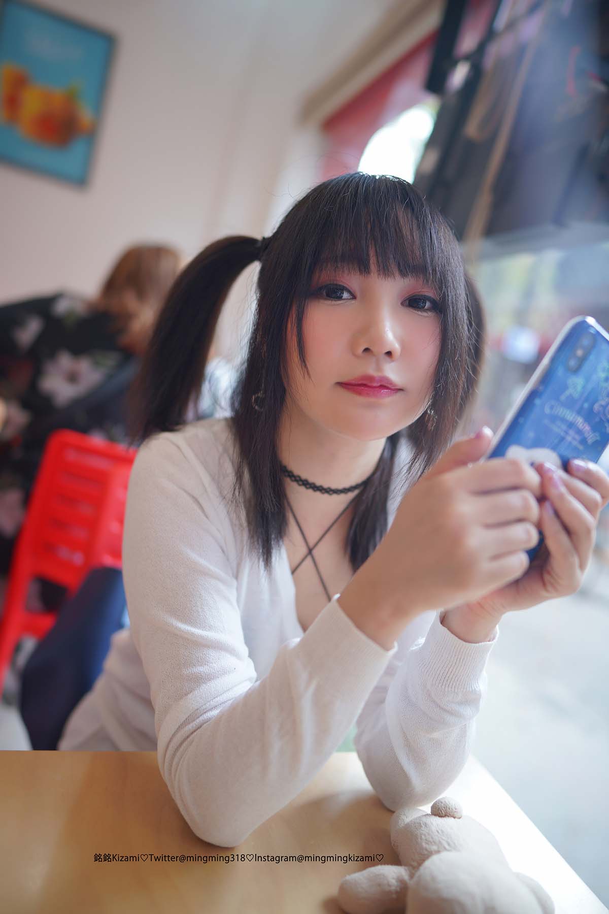 网红美女铭铭Kizami-君との夏 (動画入り) Cosplay-第2张