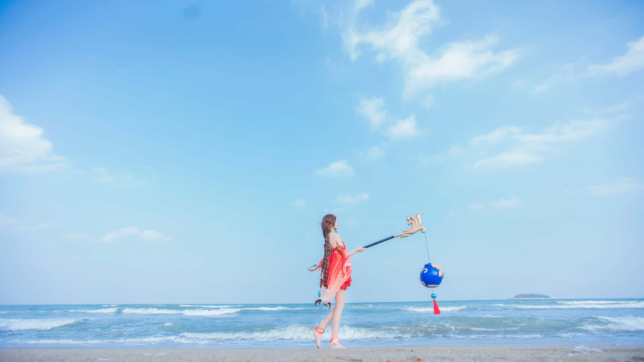 网络红人桜桃喵-cos大乔 Cosplay-第1张