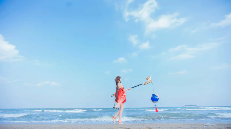 网络红人桜桃喵-cos大乔 Cosplay-第1张