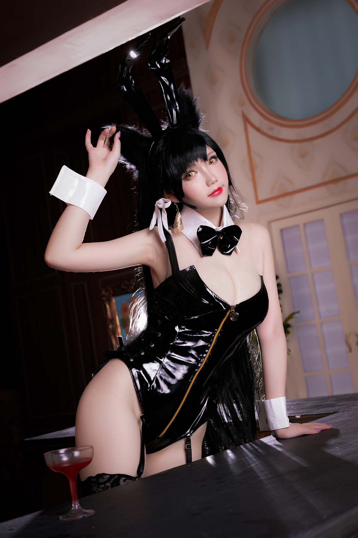 雪晴Astra – 爱宕兔女郎 Cosplay-第2张