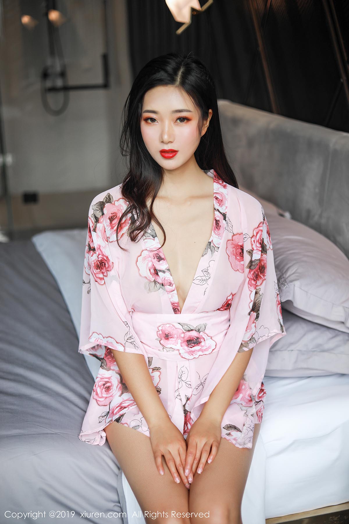 [Xiuren秀人网]XR20190403N01382 2019.04.03 NO.1382 性感的和服，贴身的连体 宋-KiKi Xiuren秀人网-第1张