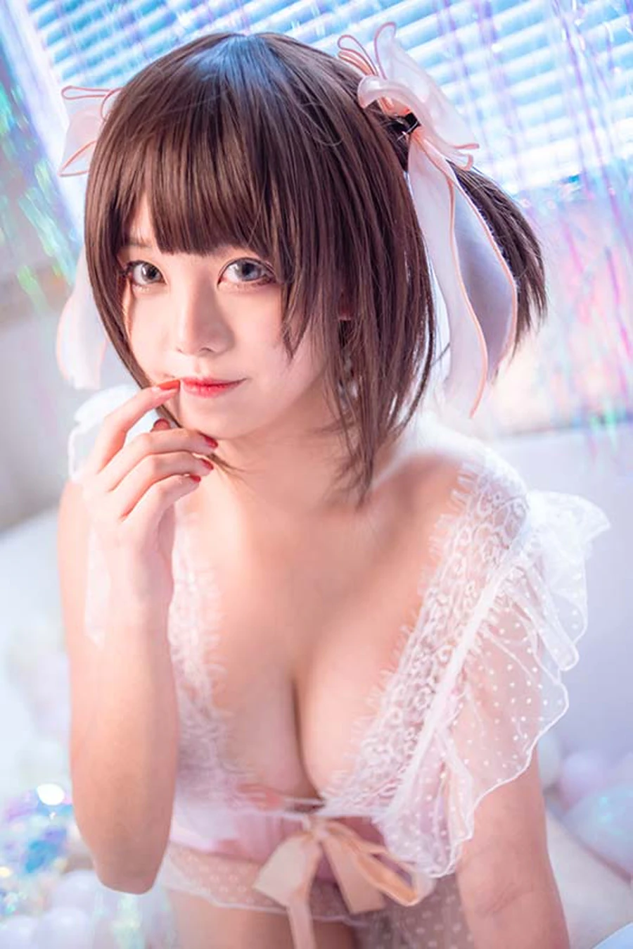 蜜汁猫裘 粉色私房 Cosplay-第1张