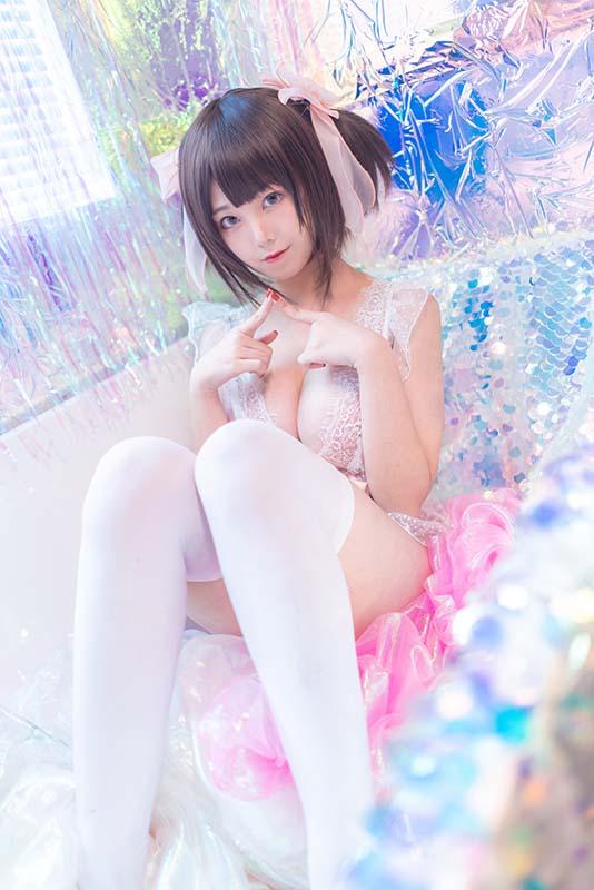 蜜汁猫裘 粉色私房 Cosplay-第2张