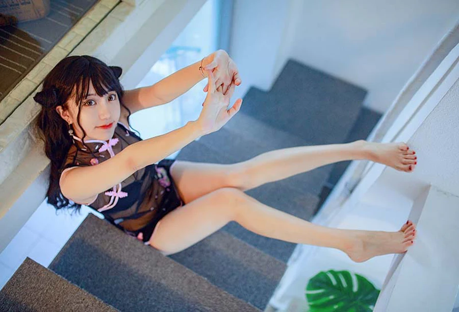 黑川 – 小恶魔旗袍 Cosplay-第1张
