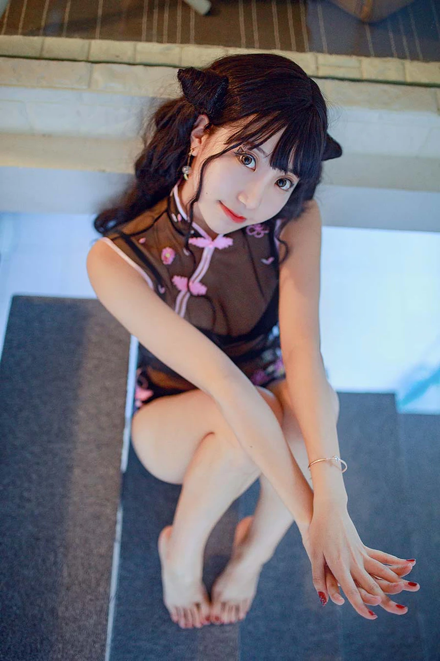 黑川 – 小恶魔旗袍 Cosplay-第2张