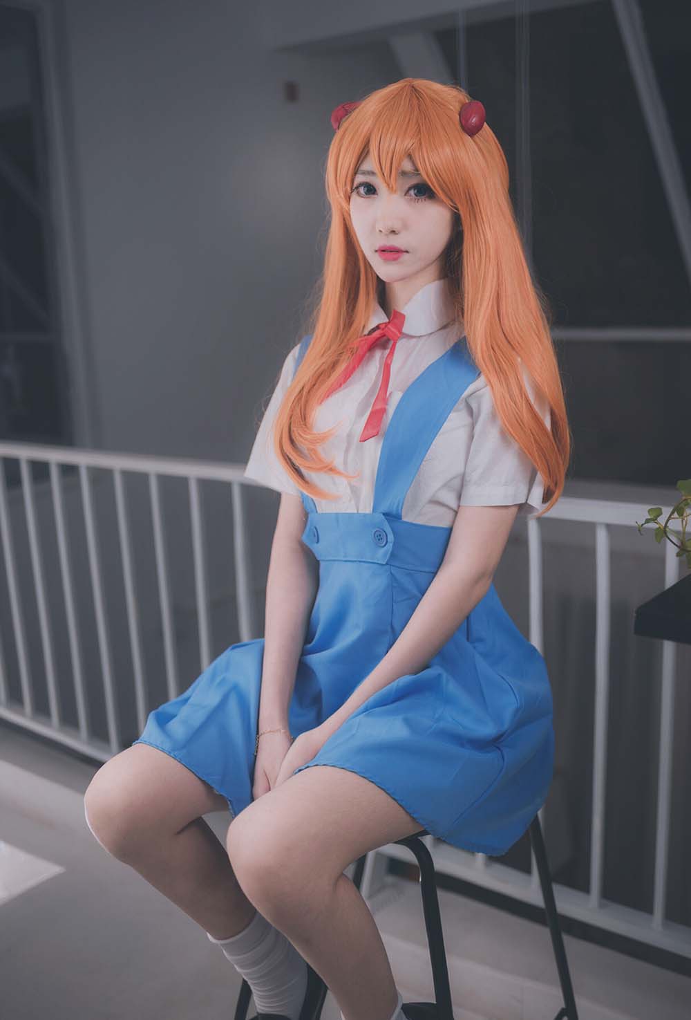 南桃Momoko – 明日香制服 Cosplay-第2张