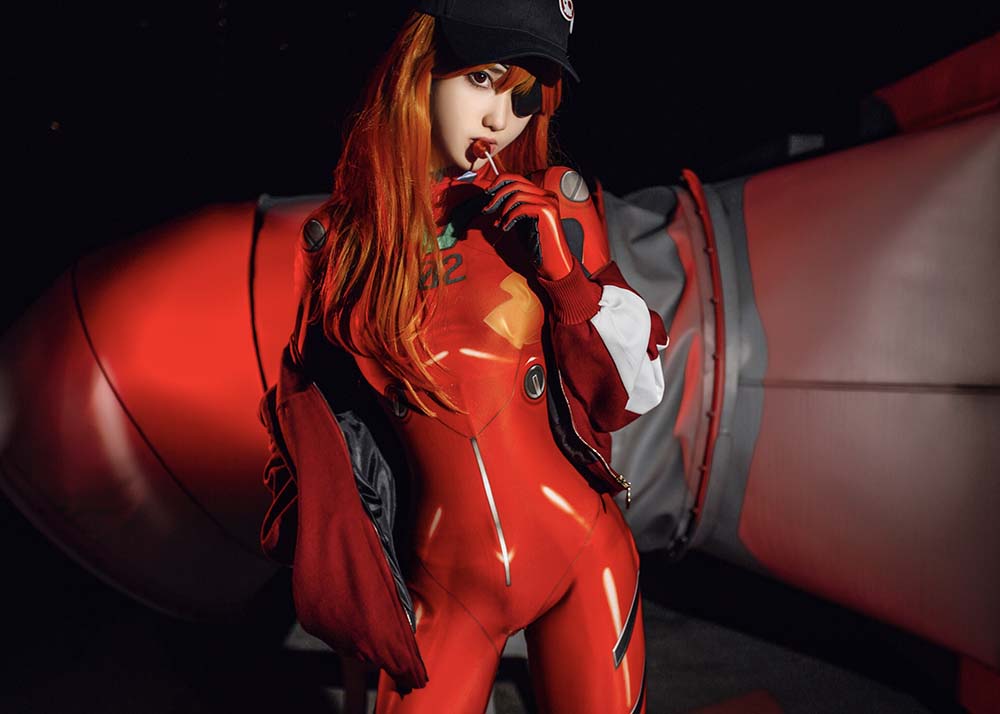 南桃Momoko – 明日香战斗服 Cosplay-第1张