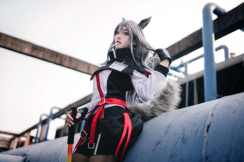 南桃Momoko – 得克萨斯常服 Cosplay-第2张
