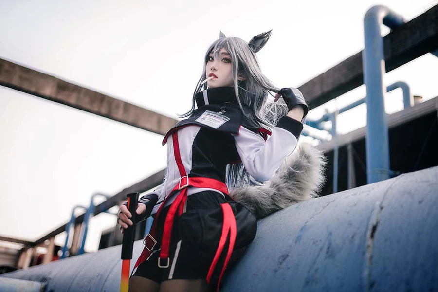 南桃Momoko – 得克萨斯常服 Cosplay-第2张