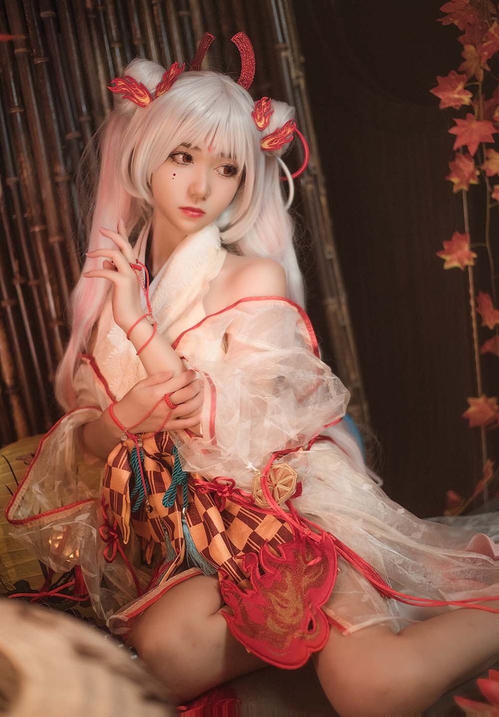 南桃Momoko – 不知火和服 Cosplay-第1张