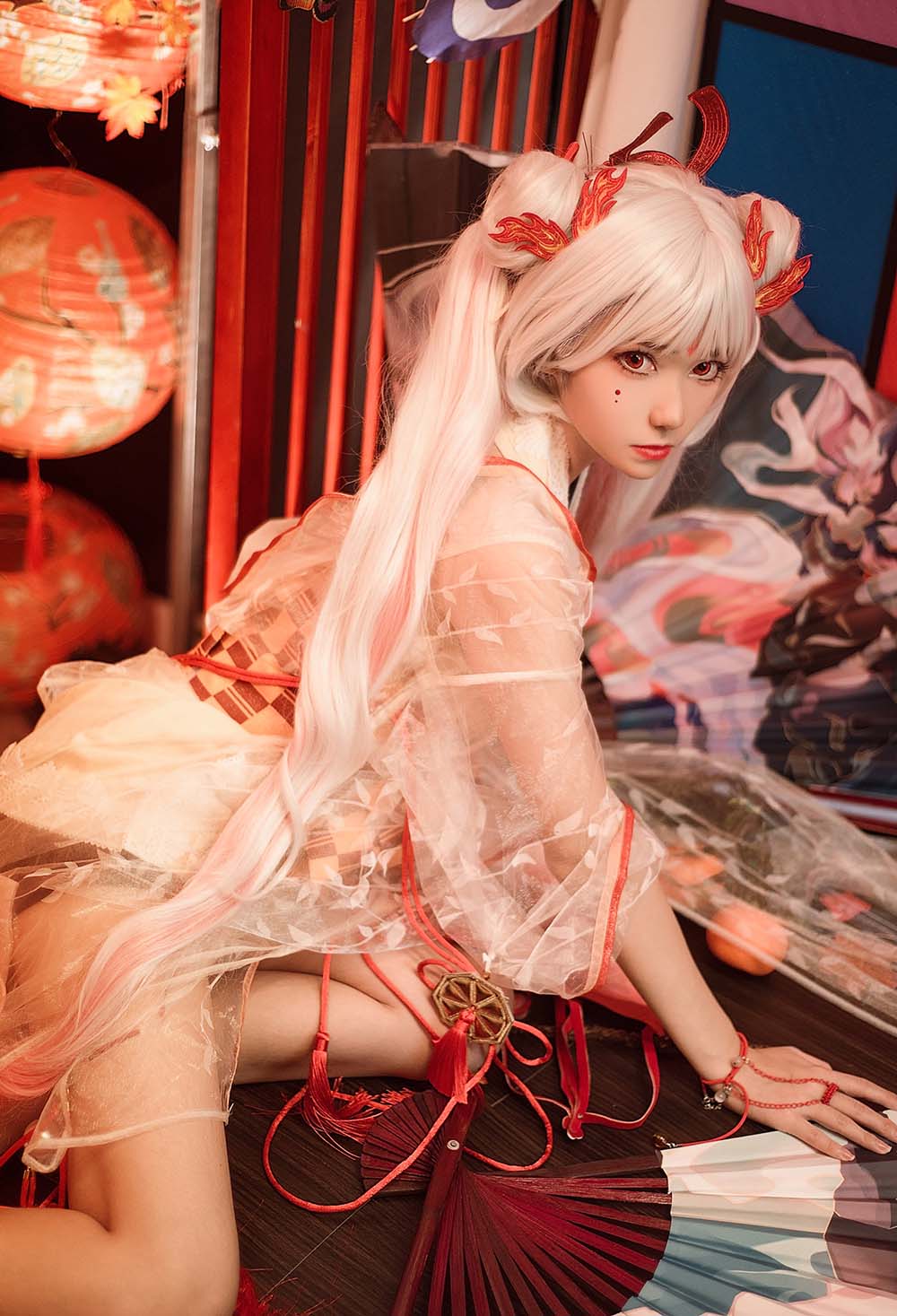 南桃Momoko – 不知火和服 Cosplay-第2张