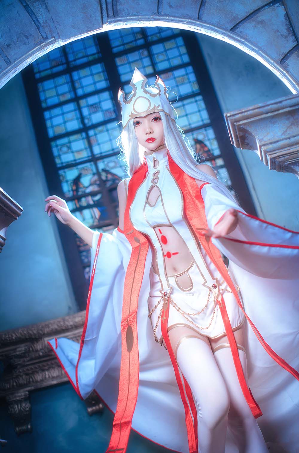 南桃Momoko – 爱丽丝菲尔天之服 Cosplay-第1张
