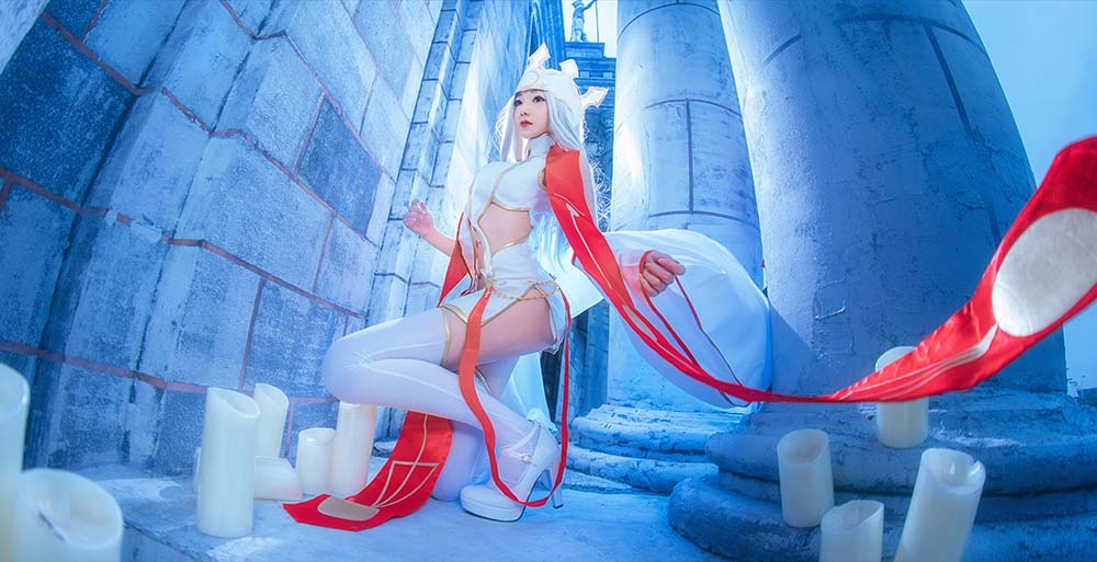 南桃Momoko – 爱丽丝菲尔天之服 Cosplay-第2张