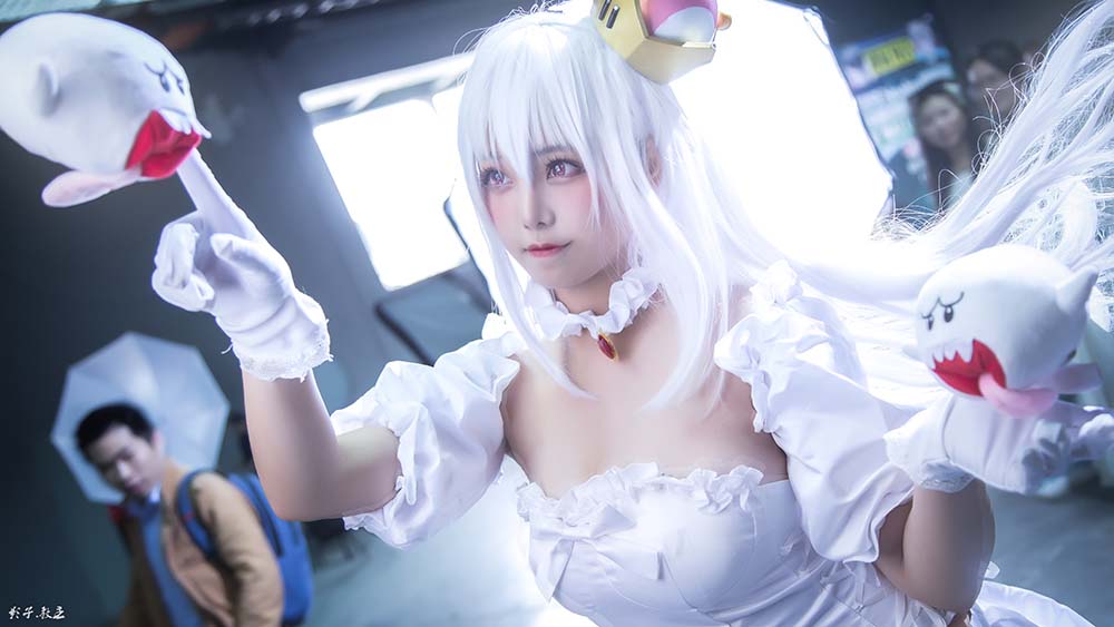 蜜汁猫裘 幽灵姬 Cosplay-第1张