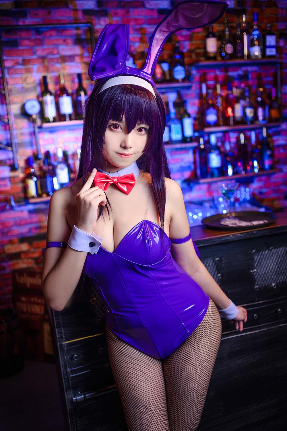 蜜汁猫裘 诗羽兔女郎 Cosplay-第2张