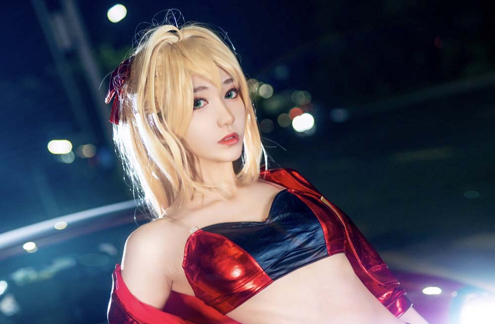 南桃Momoko – 尼禄赛车娘 Cosplay-第2张