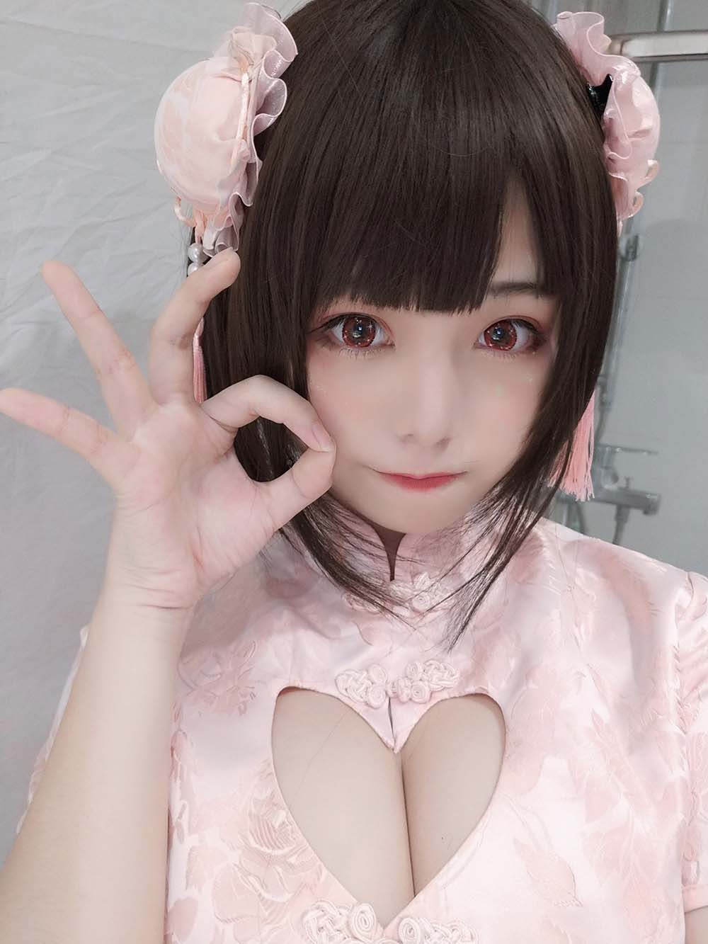 蜜汁猫裘 自拍 中华娘 Cosplay-第1张