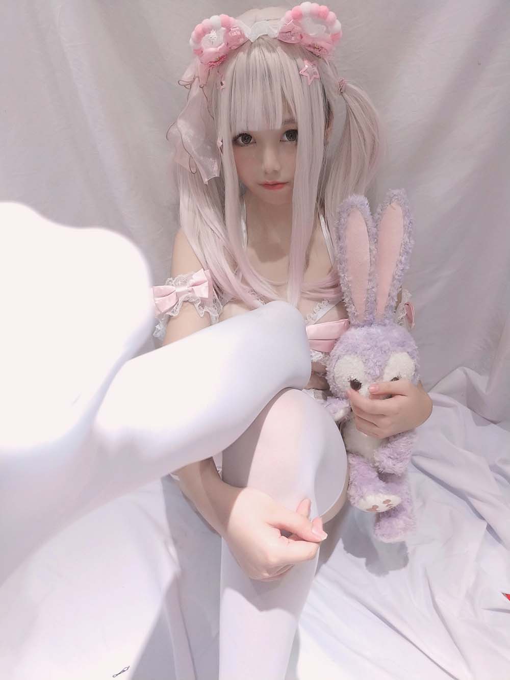 蜜汁猫裘 自拍 少女梦境 Cosplay-第1张
