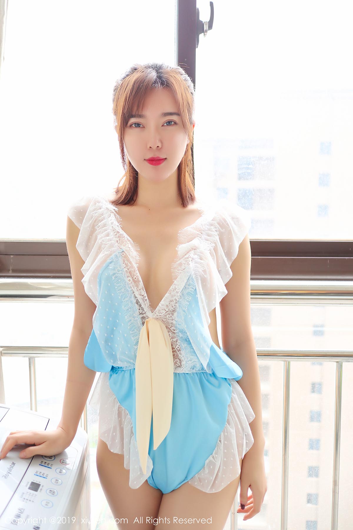 [Xiuren秀人网]XR20190624N01512 2019.06.24 NO.1512 真空蕾丝新图上架 Yomi悠蜜 Xiuren秀人网-第2张