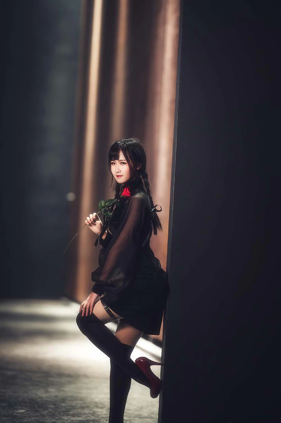 三度_69 – 夜色中的花仙子 Cosplay-第2张