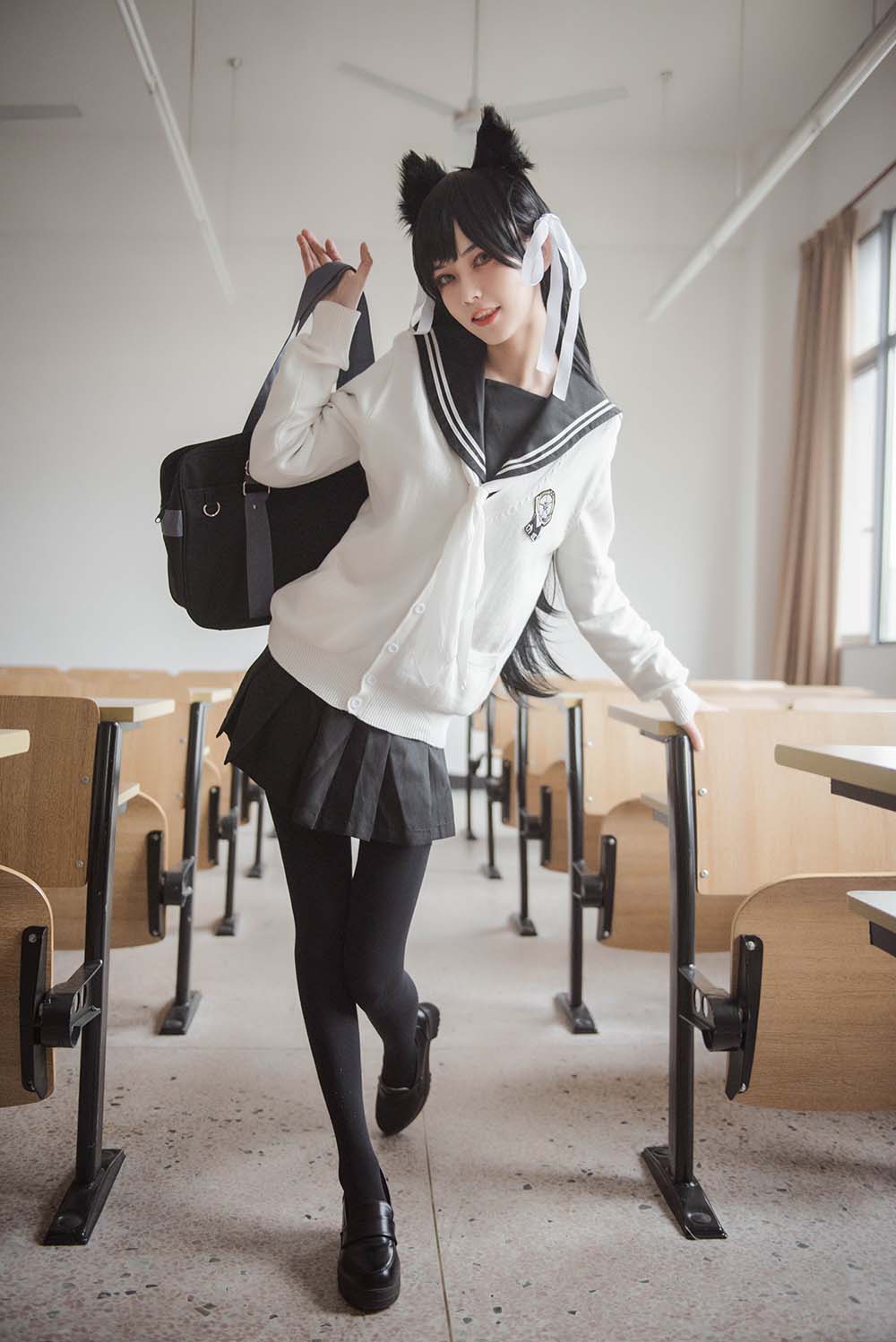 你的负卿 – 爱宕制服 Cosplay-第2张