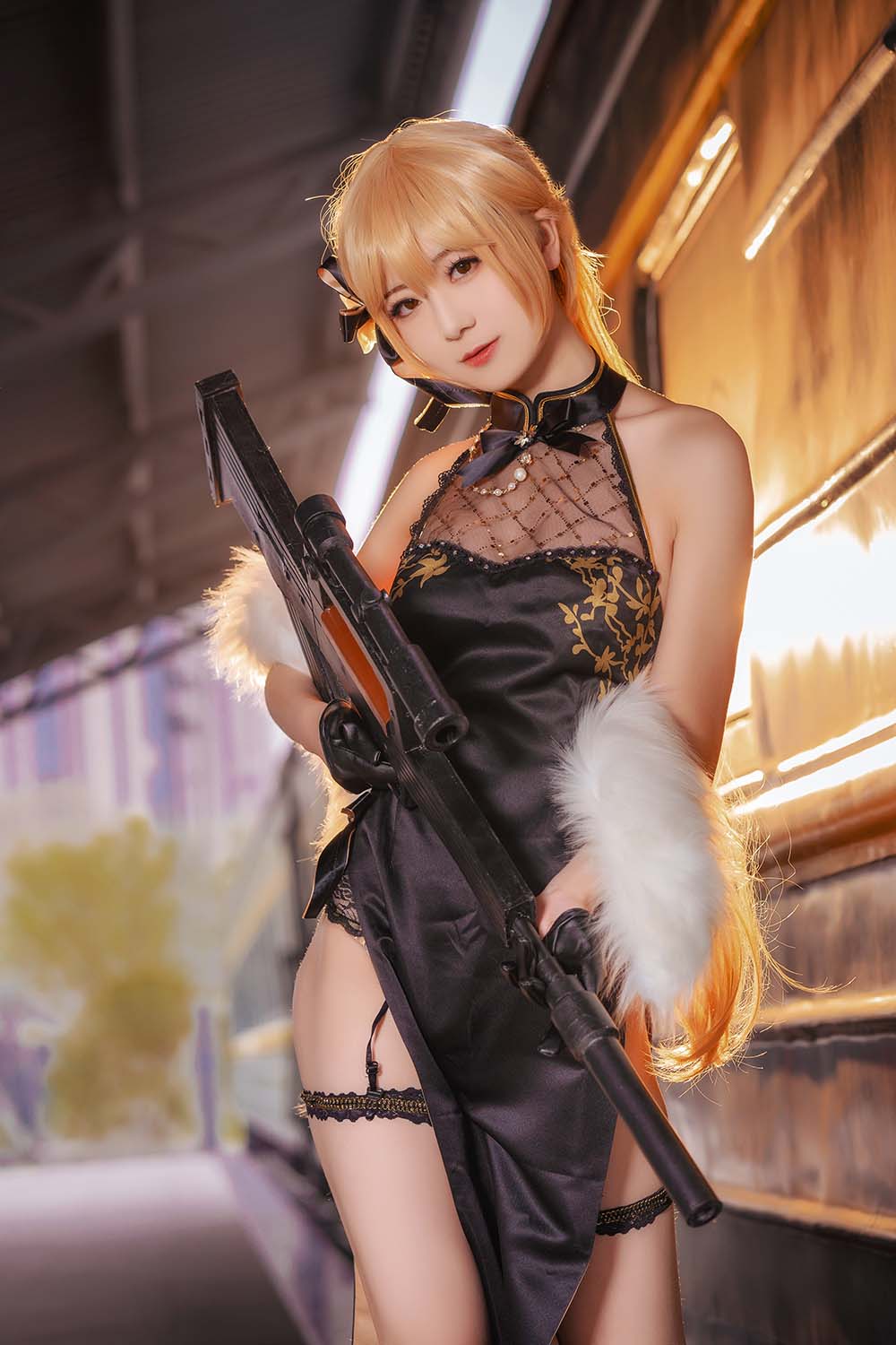 弥音音 – 紫雨心 Cosplay-第1张