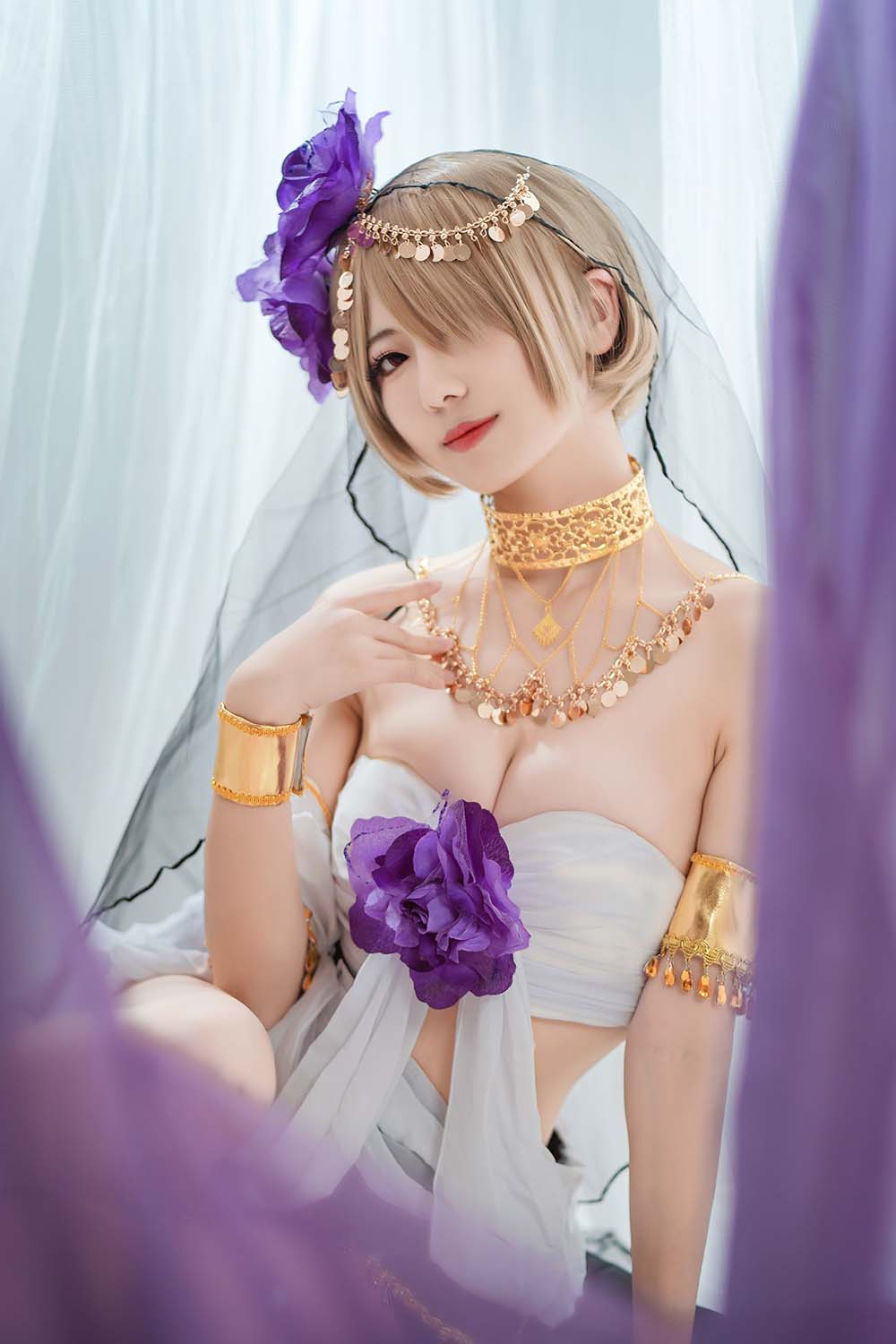 弥音音 – 舞娘 Cosplay-第1张