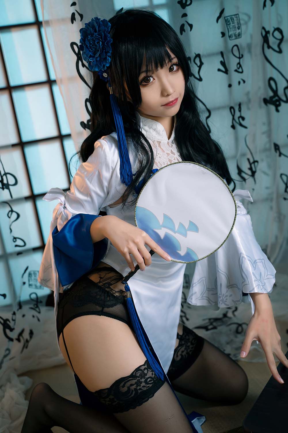 蠢沫沫 – 95式旗袍 Cosplay-第1张