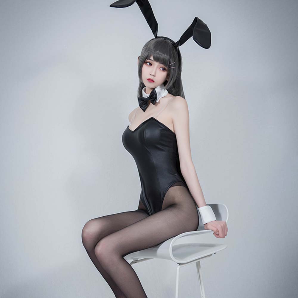 你的负卿 – 学姐兔女郎 Cosplay-第2张
