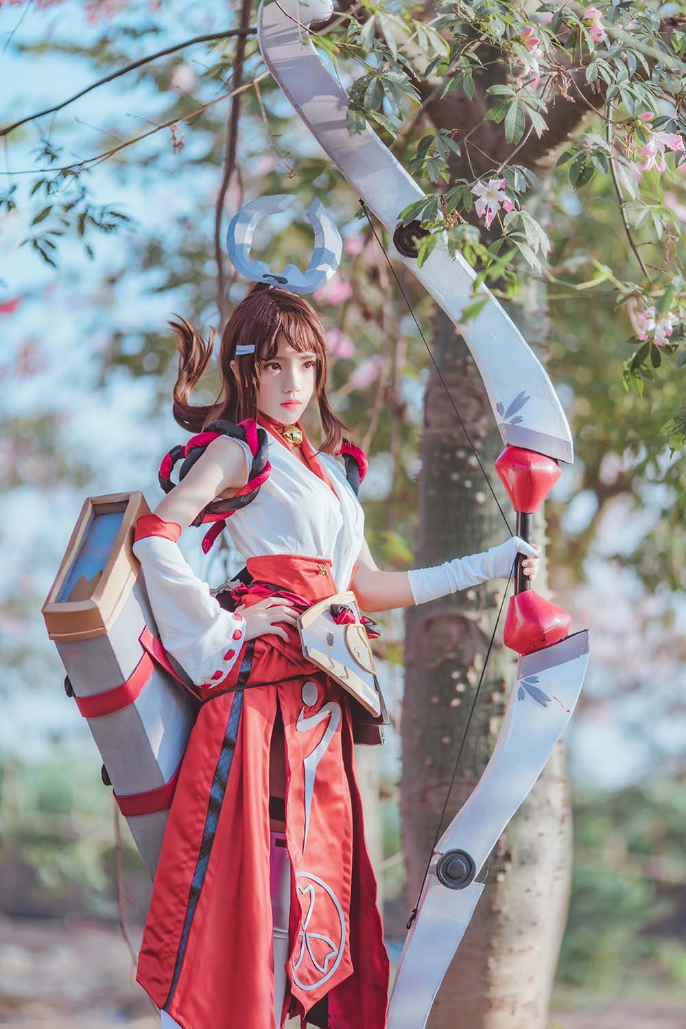 [YITUYU艺图语]2022.04.19 花见巫女 桜桃喵 YITUYU艺图语-第2张