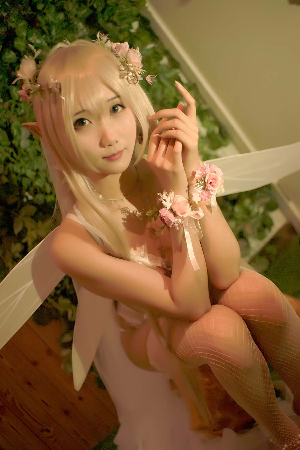 曉美媽 – 森之妖精 Cosplay-第1张