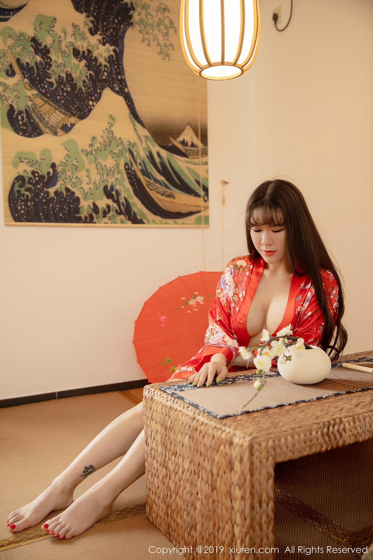 [Xiuren秀人网]XR20190827N01647 2019.08.27 No.1647 和服下丰胸肥臀惹火身姿 王紫琳 Xiuren秀人网-第1张