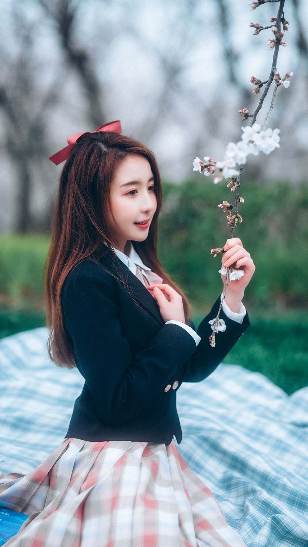 [YITUYU艺图语]2022.04.23 少女与樱 富贵 YITUYU艺图语-第1张
